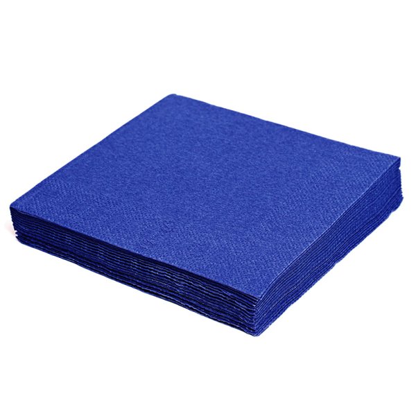 250 Stk. Servietten 40x40 cm 1/4 Falz 3-lagig dunkelblau